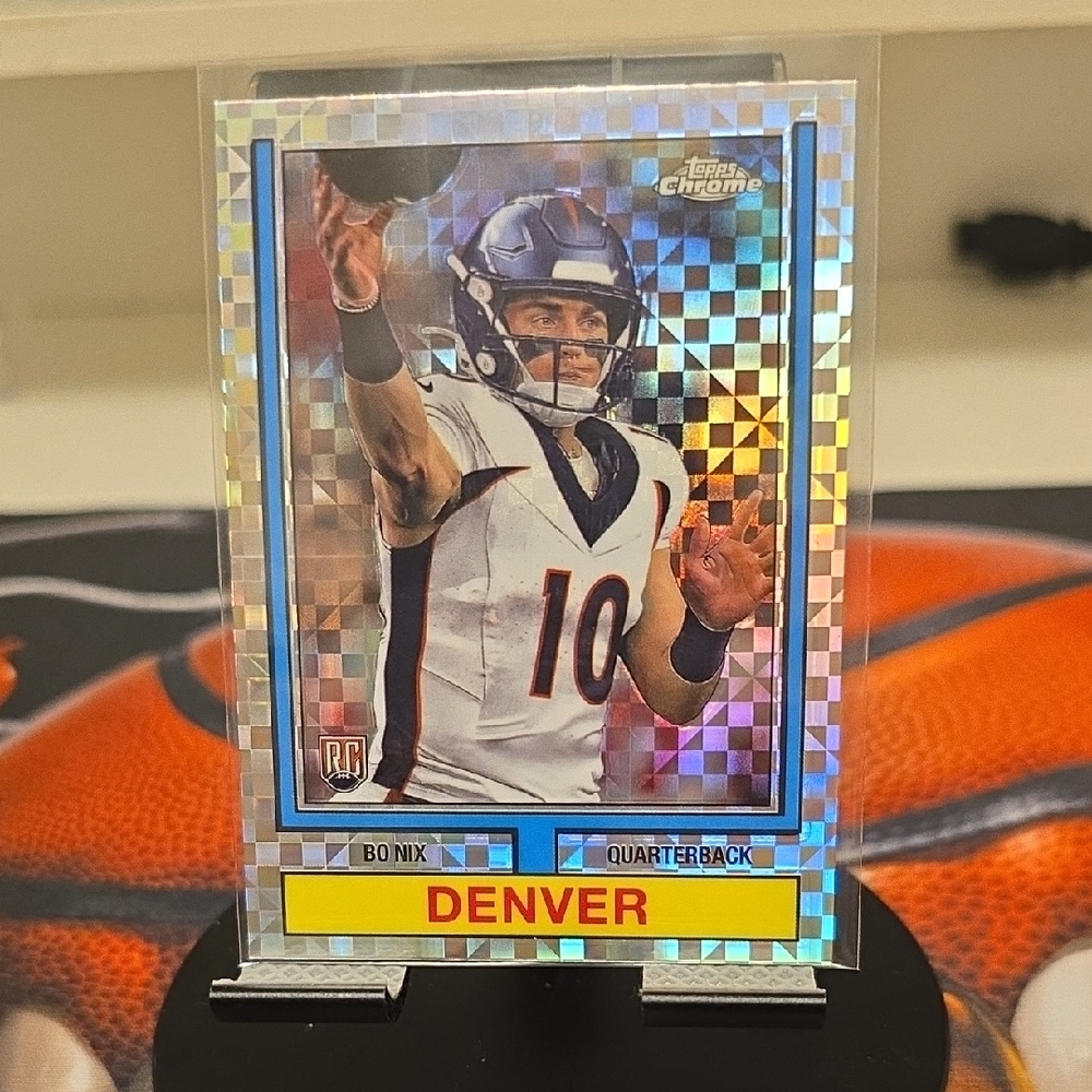 2024 TOPPS CHROME 1974 TOPPS FOOTBALL 74TF4 BO NIX X-FRACTOR MINT